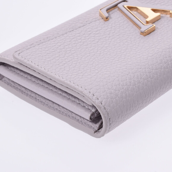 Louis Vuitton Portefeuille Wallet Capucines Bloom Gray Taurillon Long - Picture 3 of 12